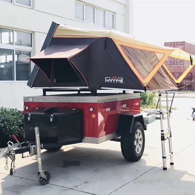 灰色車屋根 トップテント 車両用 4人用 キャンピング エリア 2.4平方メートル