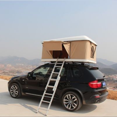 灰色車屋根 トップテント 車両用 4人用 キャンピング エリア 2.4平方メートル