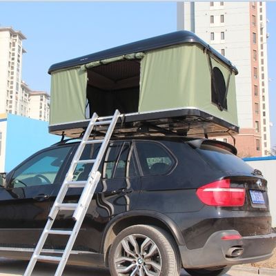 灰色車屋根 トップテント 車両用 4人用 キャンピング エリア 2.4平方メートル
