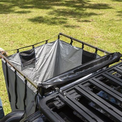 4季用 カー・キャンピング シャワーテント オーブン アネックス 1 ベッドルーム 全天候キャンプ