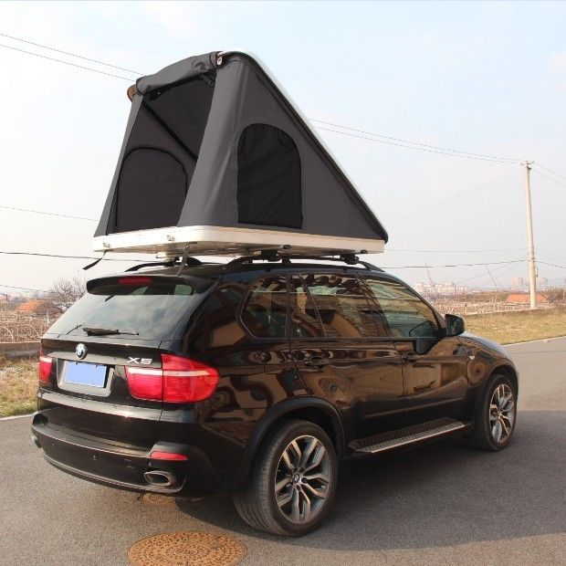 トライアングル ハードシェル カー屋根 トップテント 4X4 1 ベッドルーム カモフラージュスタイル トップセラー