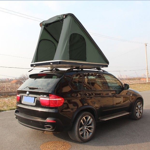 アウトドア旅行ハイキング 2019 ファイバーグラスカー屋根のための三角テント トップテント 4X4オフロード