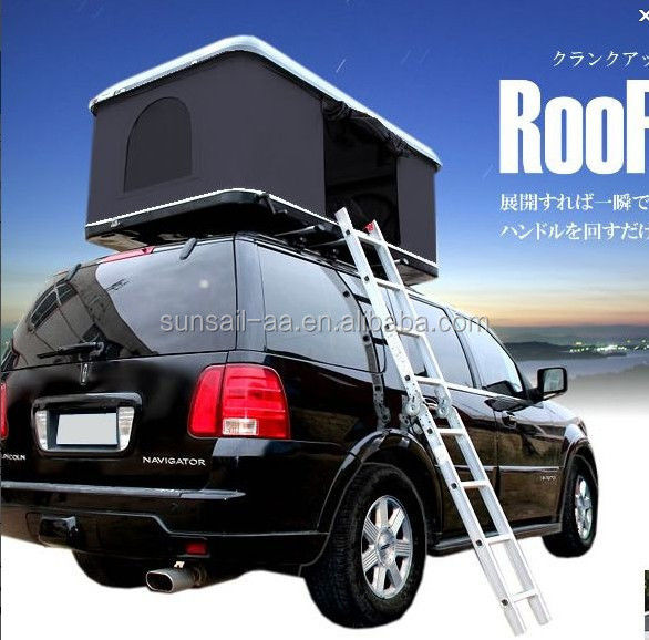 日本市場 232X140X35cm 屋根上テント 硬殻 OEM パッケージサイズが含まれています